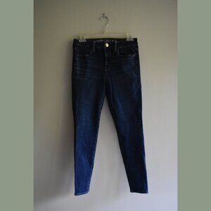 American Eagle Hi-Rise Jegging Dark Wash Jeans size 4 short